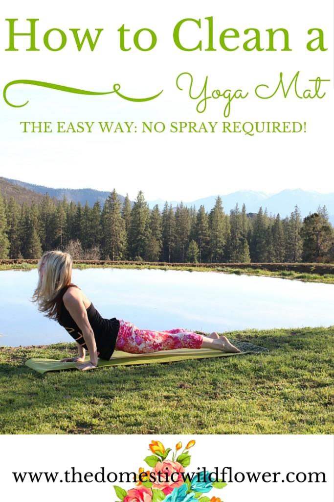 How to Clean a Yoga Mat the Easy Way