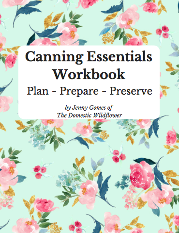 Canning Essentials Workbook